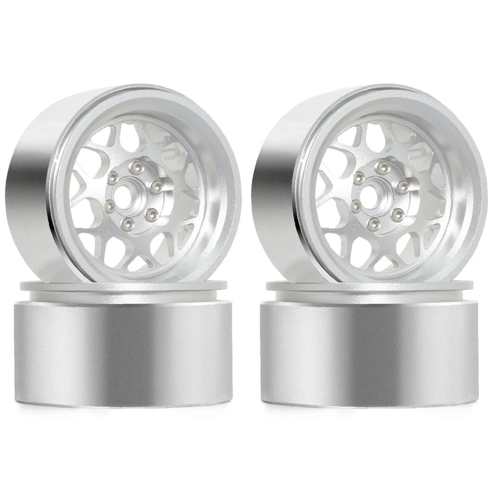 4PCS 2.2" 65x35mm 1/10 Crawler Beadlock Wheels (Metal)