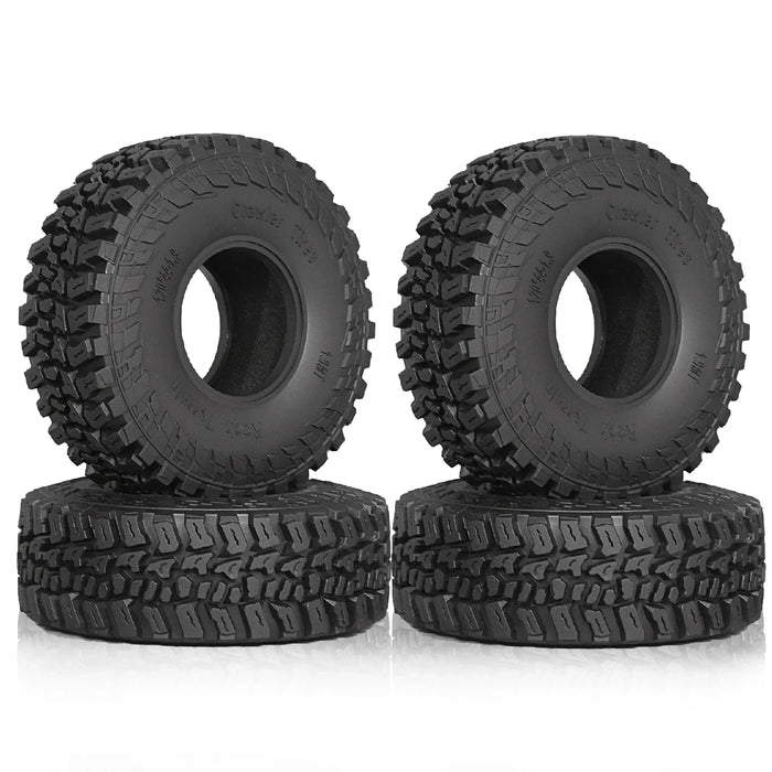 4PCS 1.9" 120x44mm 1/10 Crawler Tires (Rubber)