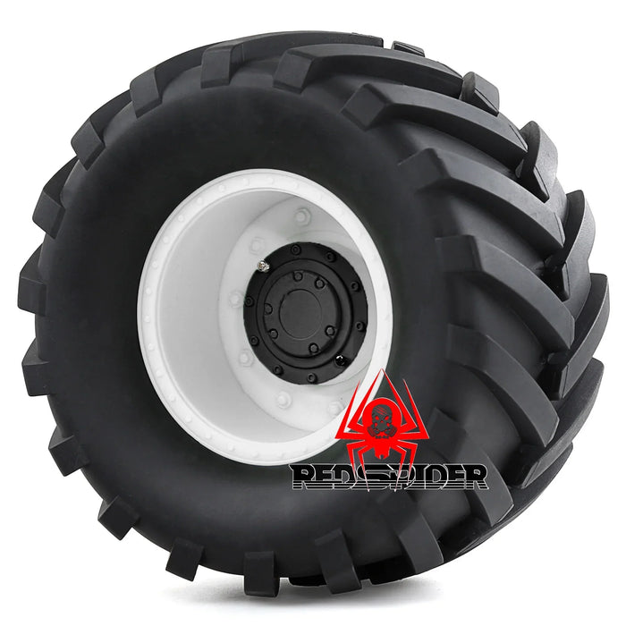 2PCS 170mm 1/8 Monster Truck Wheels Set (Plastic, Rubber)