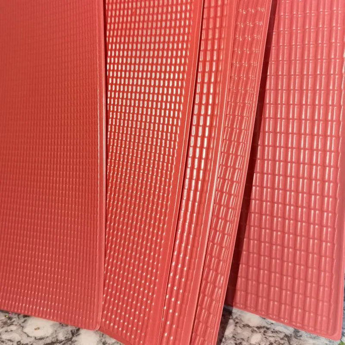 2PCS 19x29cm Artificial Roof Tile PVC Sheet