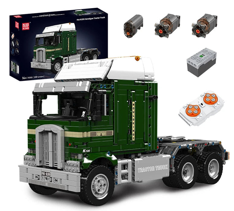 Mould King 13202 K100 Aerodyne Camion Tracteur Blocs de Construction (2181 Stukken)