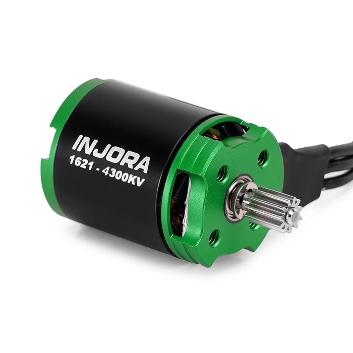 INJORA MBL32-NANO Brushless ESC & 1621 Green Viper Motor 4300KV 1/30