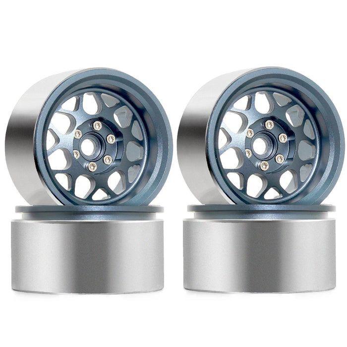 4PCS 2.2" 65x35mm 1/10 Crawler Beadlock Wheels (Metal)