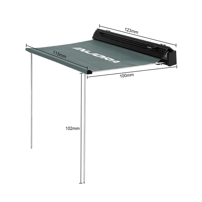 INJORA Scale Retractable Overland Awning 1/18 1/24