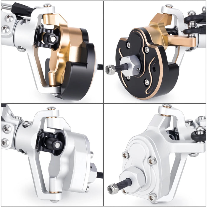 Front & Rear Axle Kit for Axial Capra 1/10 (Alu, Messing)