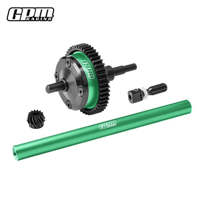 Différentiel complet GPM Centre pour TRAXXAS Mini Maxx/XRT 1/10 (Staal, AL)