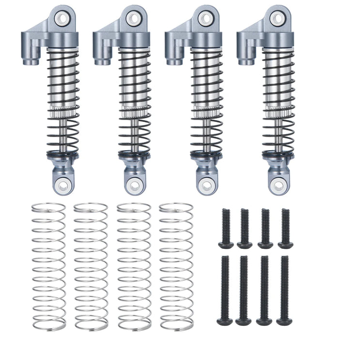 4PCS 51/56/61mm Amortisseur pour Traxxas TRX-4M Bronco Defender 1/18 (Alu)