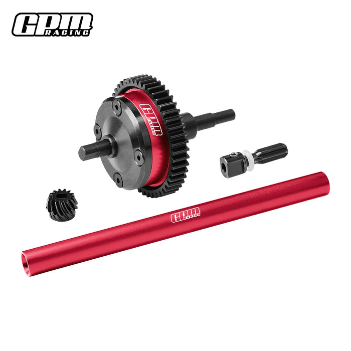 Différentiel complet GPM Centre pour TRAXXAS Mini Maxx/XRT 1/10 (Staal, AL)