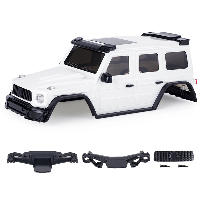 Hard Body Shell w/ Light Bucket Mount Spare Tire Mount for Axial SCX30 1/30 (Plastic)