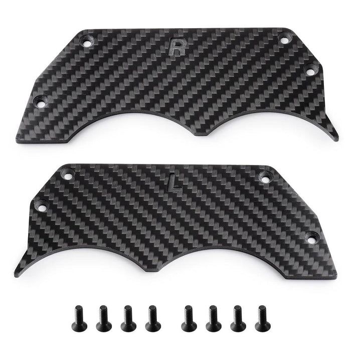 Air Dam Diffuser Wheel Covers Plate for Arrma Felony 6S 1/7 (Carbon Fiber)