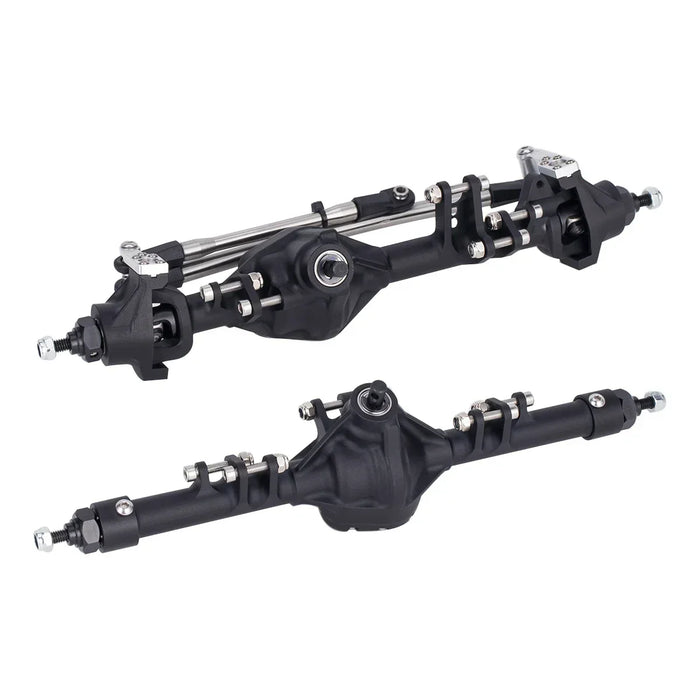 Front & Rear Straight Axles for Axial SCX10 II, VS4-10 1/10 (Alu)