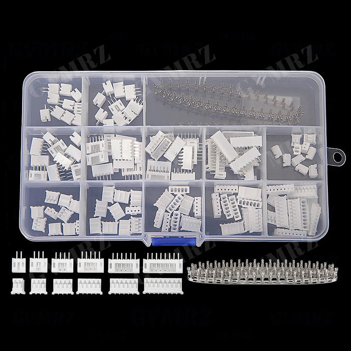 220PCS PH2.0 JST Male Female Plug Socket PH Connector Kit