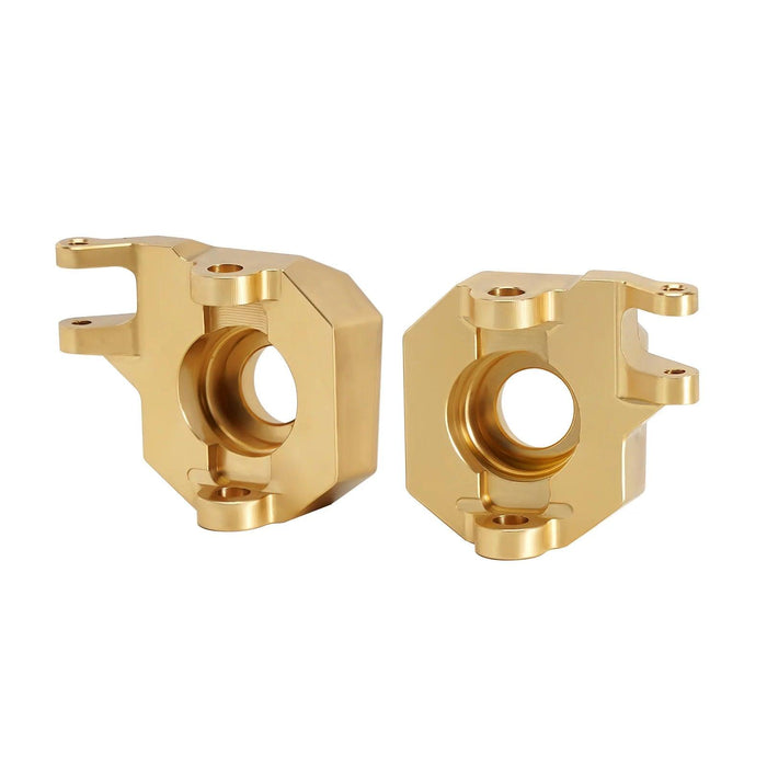 INJORA Steering Knuckle for Axial SCX10 III AR45 Straight Axle 1/10 (Messing)