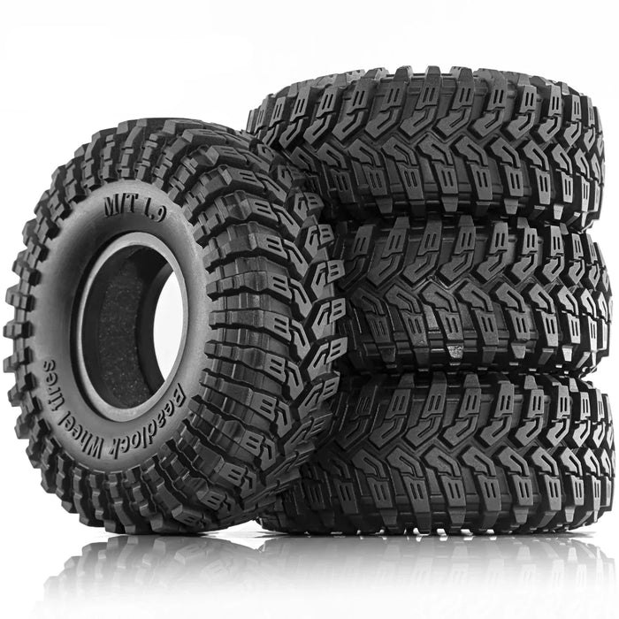 4PCS 1.9" 112x42mm 1/10 Crawler Tires (Rubber)