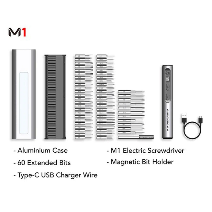 ARROWMAX M1 Rechargeable Cordless Electric Screwdrivers Set