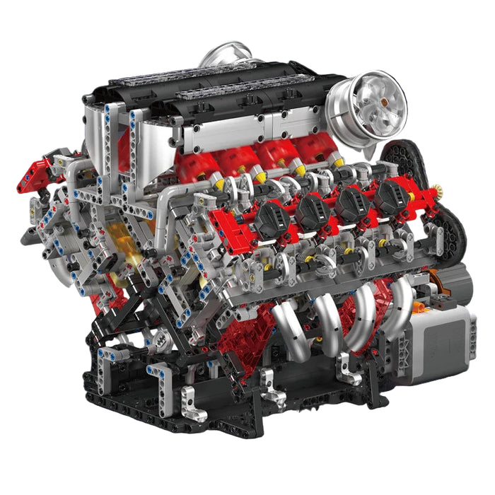 Mould King 10130 F488 Supercar V8 Engine Building Blocks (2718 Pieces)