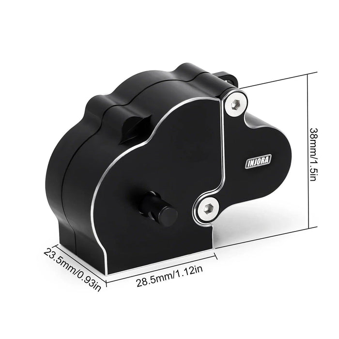 INJORA LCG Transmission Complete Gearbox with Cover for SCX10 SCX10 II 1/10