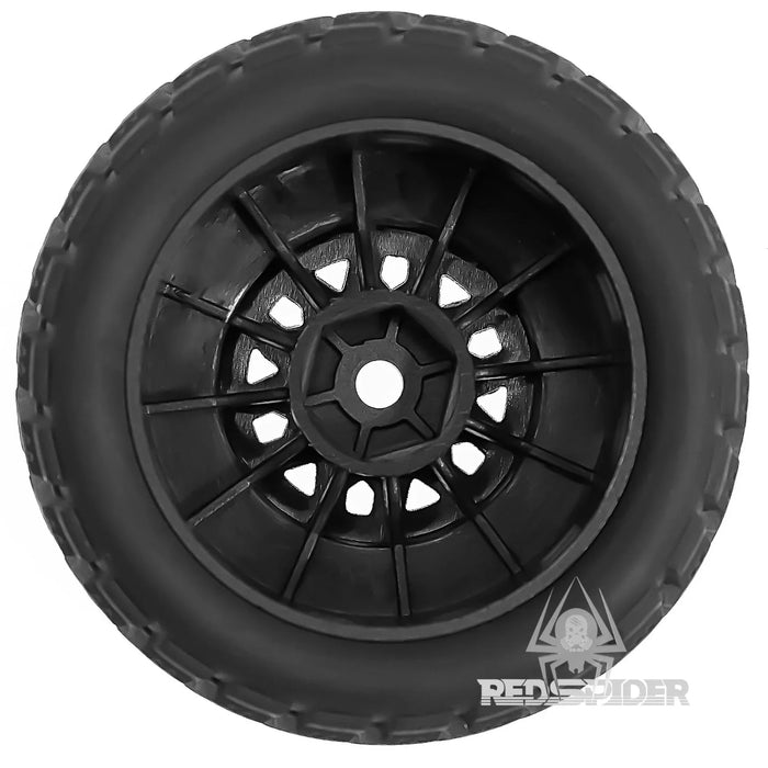 4PCS 65x28mm 1/14 Short Course Radsatz (Kunststoff, Gummi)