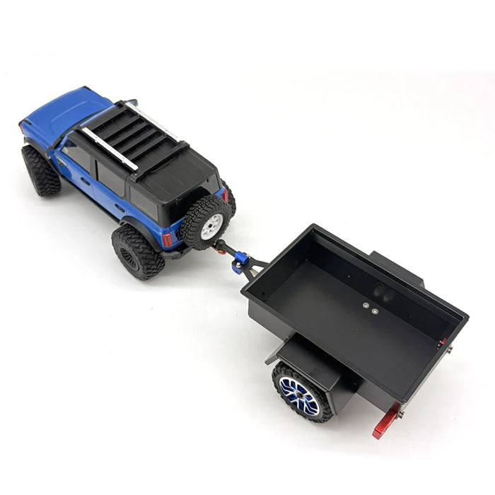 Trailer & Hook for Axial SCX30 1/30 (Metaal)