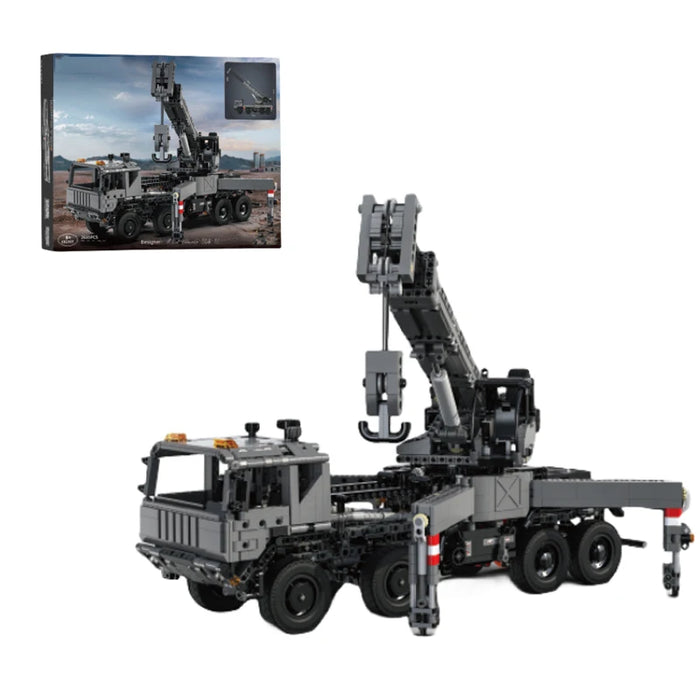 CaDa C61507W Military Crane Truck Model Building Blocks (2686 Pieces)
