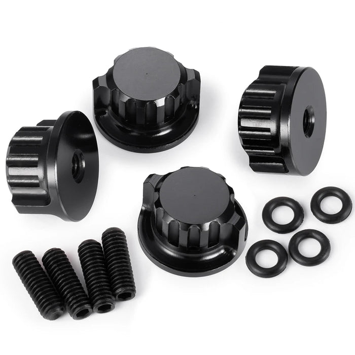 4PCS Body Mount Thumb Screw Nuts for Traxxas Slash 2WD 1/10 (Alu)