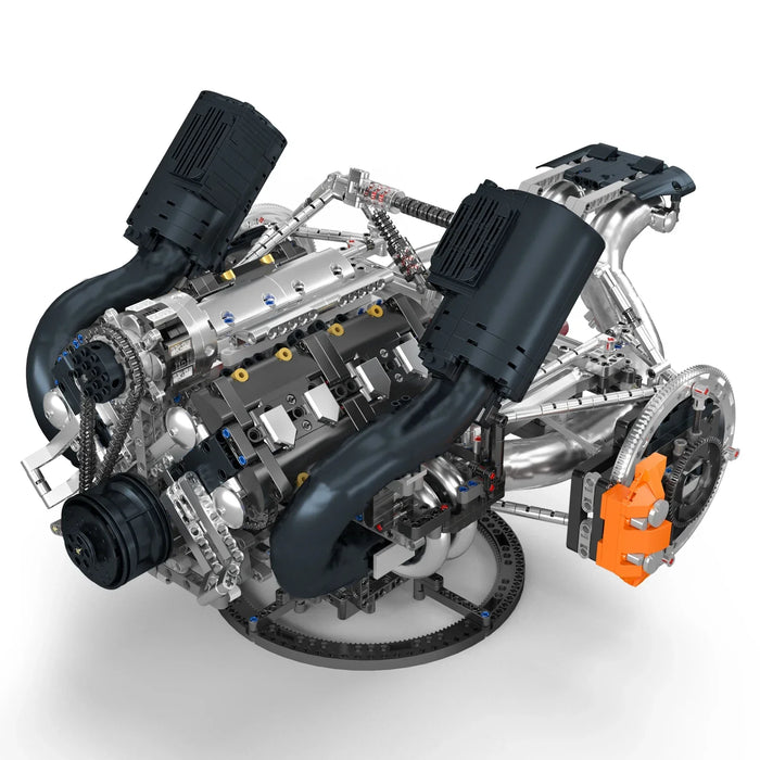 Mould King 10248 JZK V8 Hyper Engine Model Building Blocks (Stukken 3192)