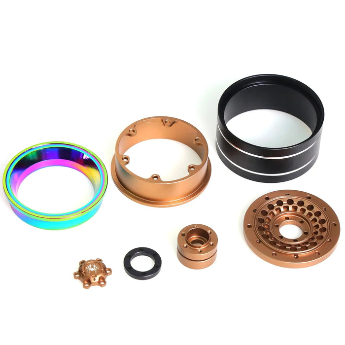 4PCS 1.9" 56x32mm 1/10 Crawler Beadlock Wheels (Metal)