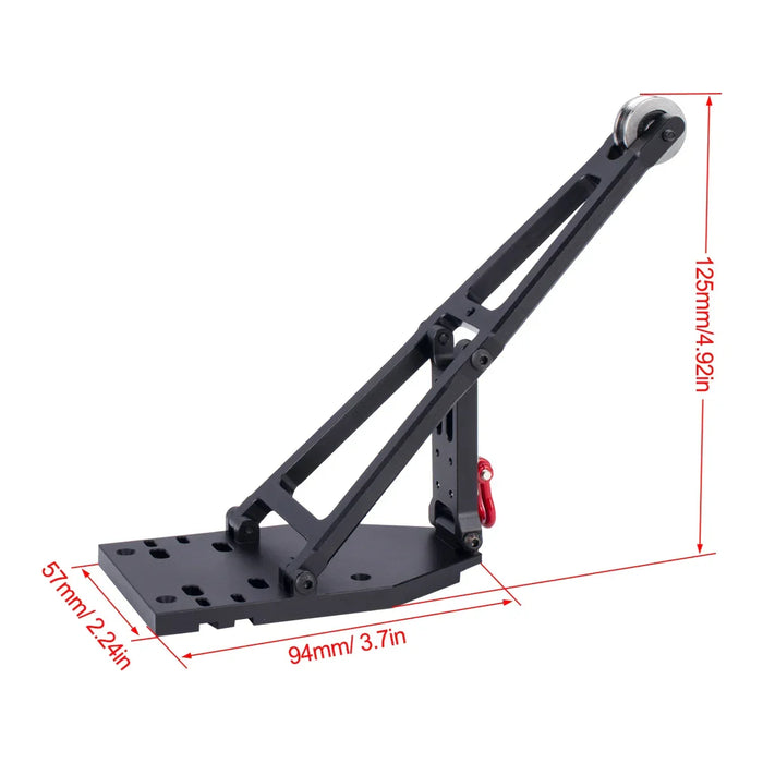 Winch Rescue Truck/Tow Truck Crane Arm Wrecker Kit for Axial Capra 1/10 (Alu)