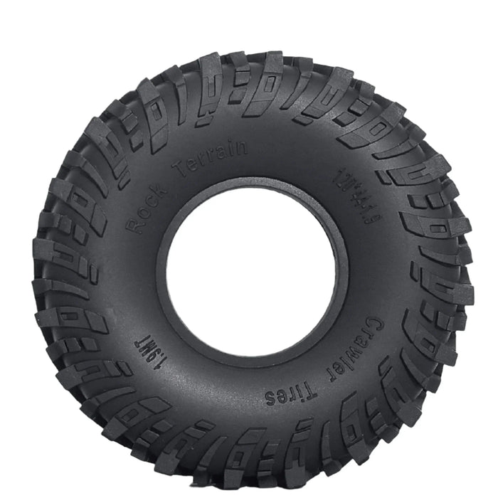 4PCS 1.9" 120x44mm 1/10 Crawler Tires (Rubber)