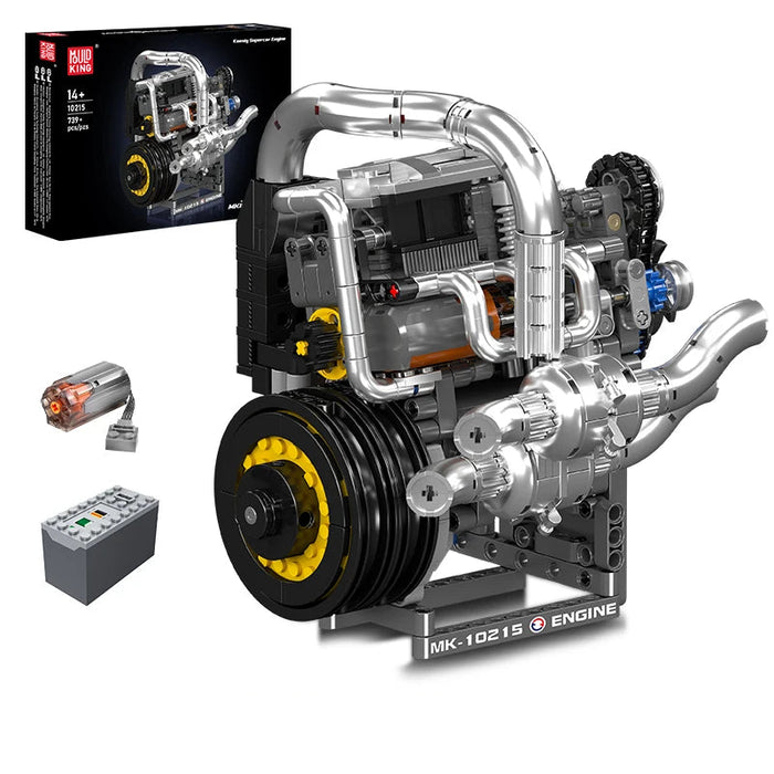 Mould King 10215 Koenig Supersportwagen Motor Bausteine (739 Stück)