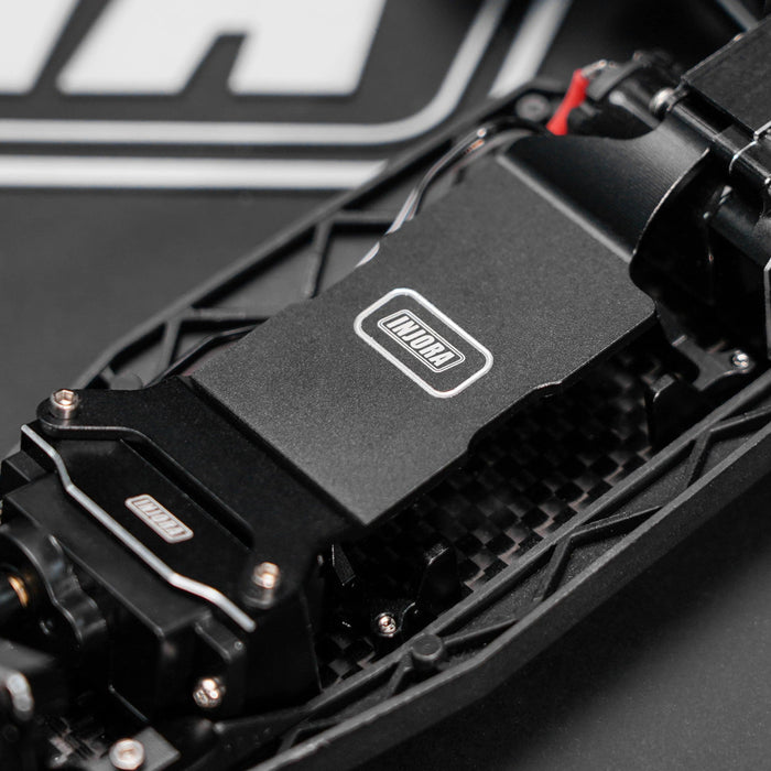 INJORA ESC-Halterung mit Batteriehalter für Losi Micro-B 1/24 (Aluminium)