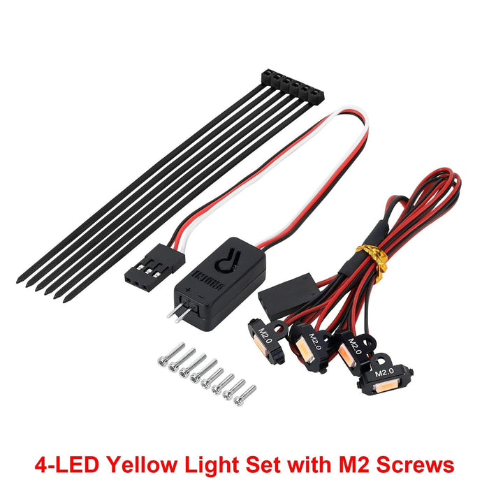 INJORA Lichtset mit Controller 1/18 1/24 (Weiß, Gelb)