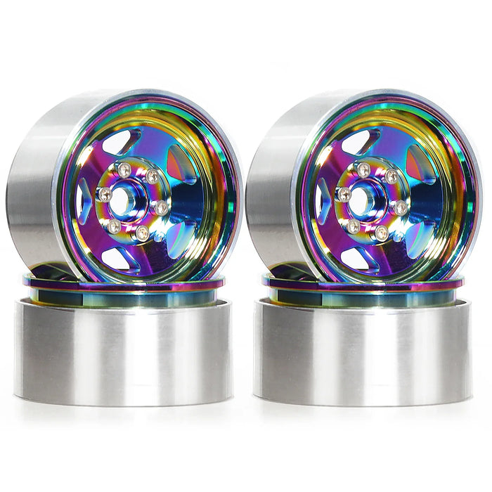 4PCS 1.9" 56x31mm 1/10 Crawler Beadlock Wheels (Metal)