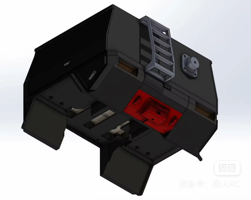 Rear Bucket Hunting Cargo Box for Element RC Knightrunner 1/10