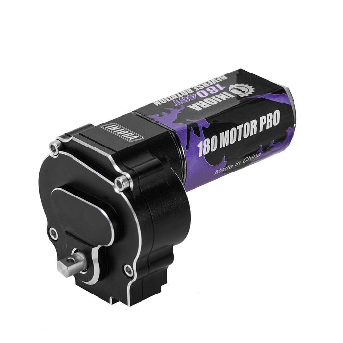 INJORA Transmission complète avec moteur brossé 180 48T pour Redcat Ascent-18 1/18 (Aluminium)