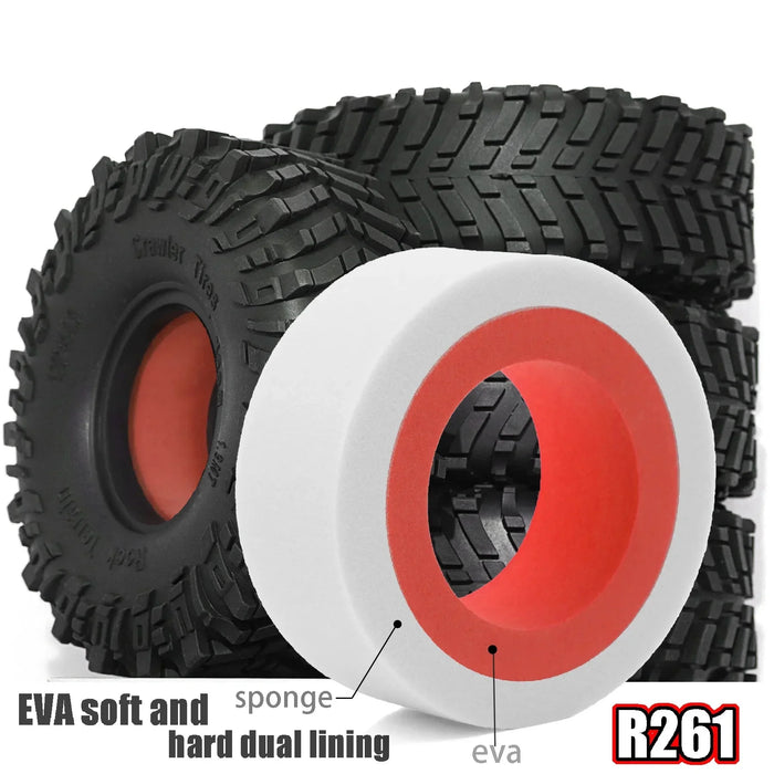 4PCS 1.9" 120x44mm Inserts en mousse 1/10 (Schuim)