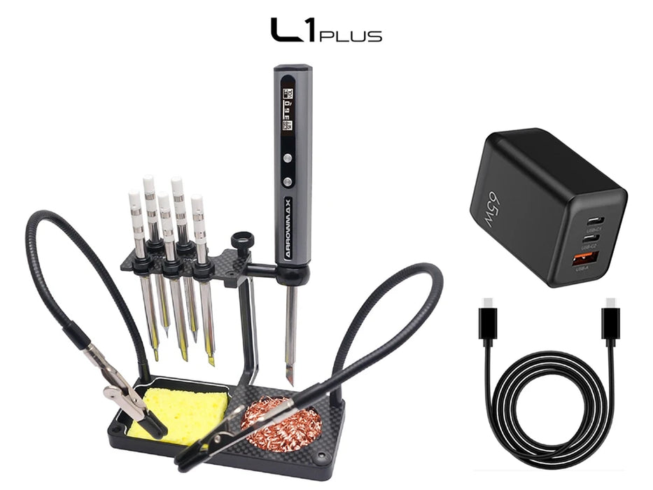 ARROWMAX L1 PLUS Soldering Iron Set w/ Alu Stand
