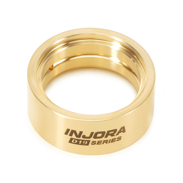 INJORA 2/4PCS D19 Wheels 10.1g Inner Clamp Rings (Messing)