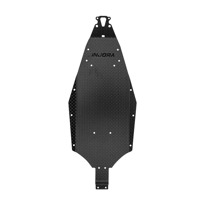 INJORA Chassis Plate for Losi Mini-B Buggy 1/16 (Koolstofvezel / Gesmede koolstofvezel)