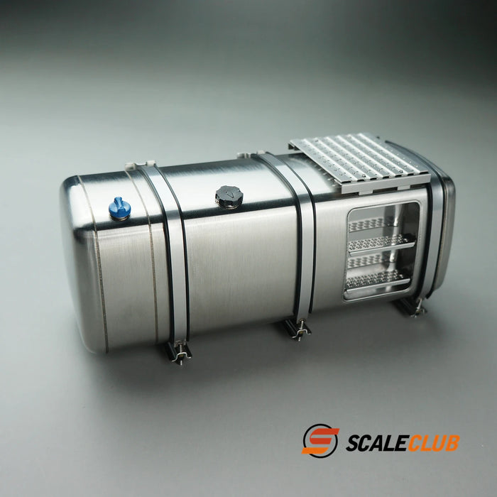 Scaleclub Pedal Fuel Tank w/ Urea Tank for Tractor Truck 1/14 (Metaal)