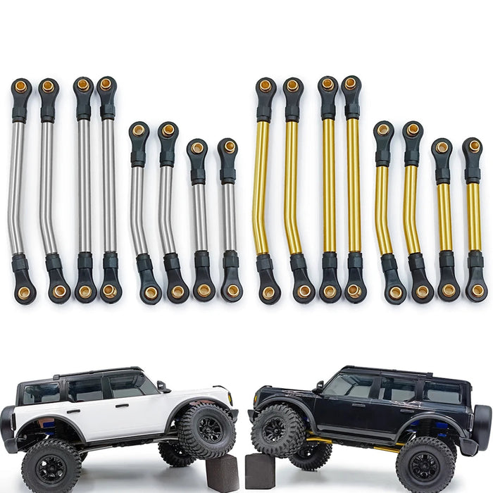 Heightened Link Rod for Traxxas TRX-4M Bronco Defender 1/18 (Brass/Stainless Steel)