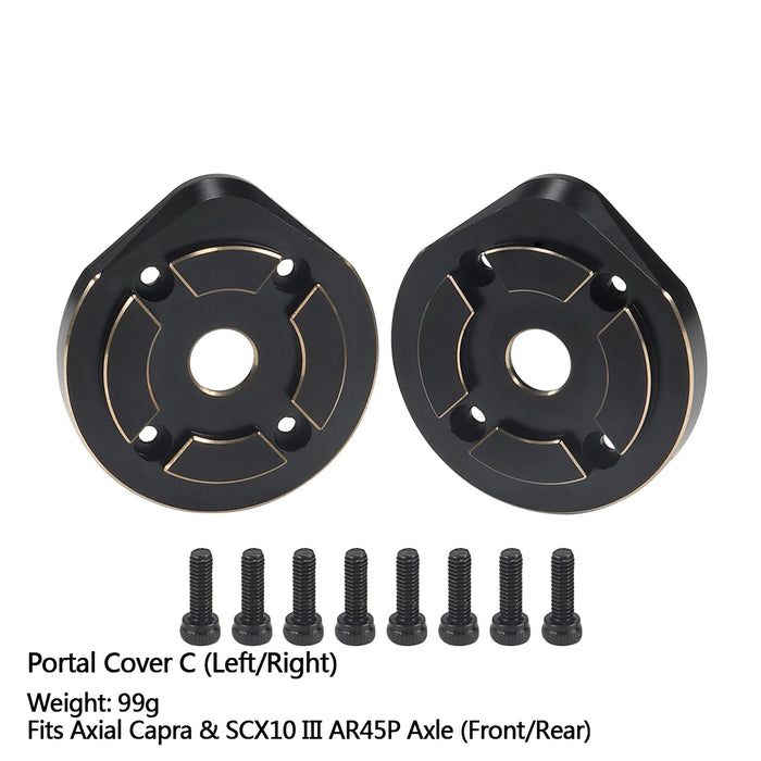 Portal Covers for Axial Capra SCX10 III AR45P 1/10