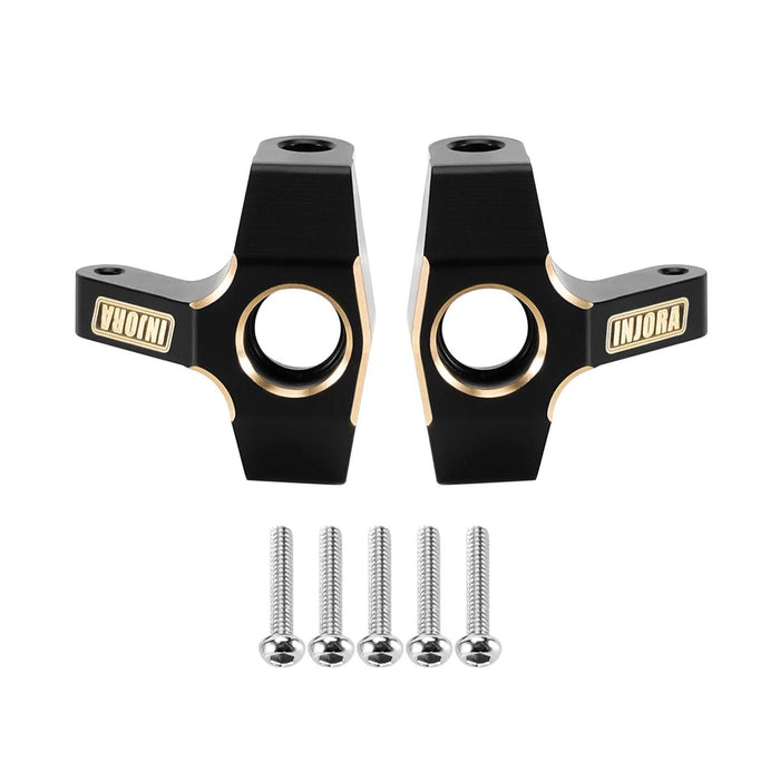 INJORA Steering Knuckles for FMS FCX24M 1/24 (Brass)