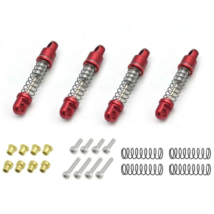 4PCS Shock Absorber 21.5/25mm for Axial SCX30 1/30 (Alu)