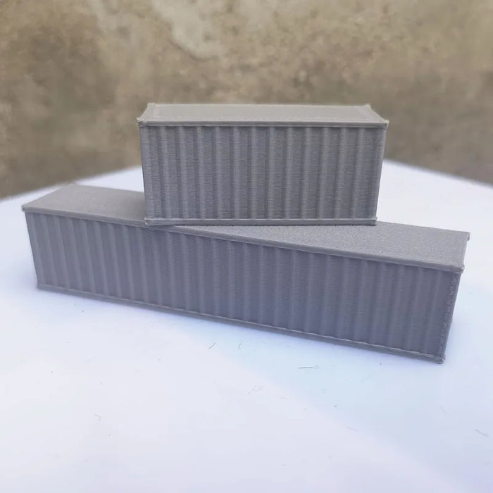 40 Fuß/20 Fuß/10 Fuß Simulations-Versandcontainer 1/87 HO