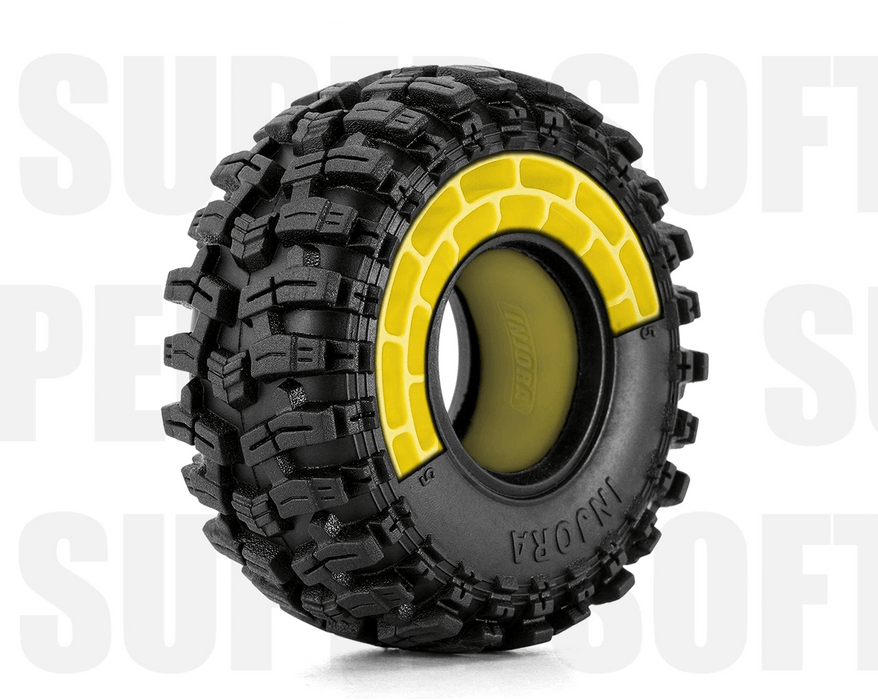 4PCS INJORA 1.0" 56-58x24mm Inserts de pneus en caoutchouc silicone