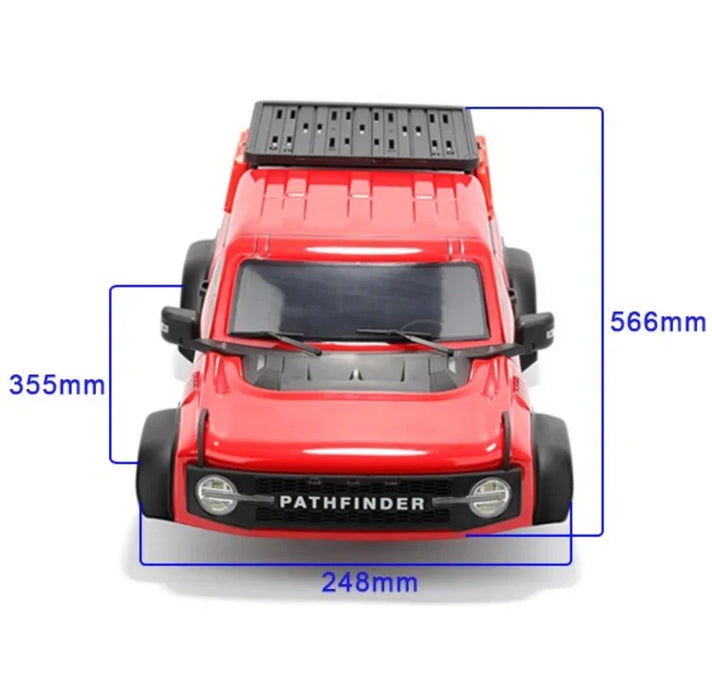 Pre-Assembled PC Body without Lamps for RGT EX86150 1/10