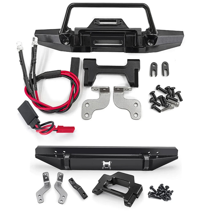 Vorder-/Hinterer Stoßfänger zum Schutz vor Kollisionen für Traxxas TRX-4M Defender 1/18 (Metaal)