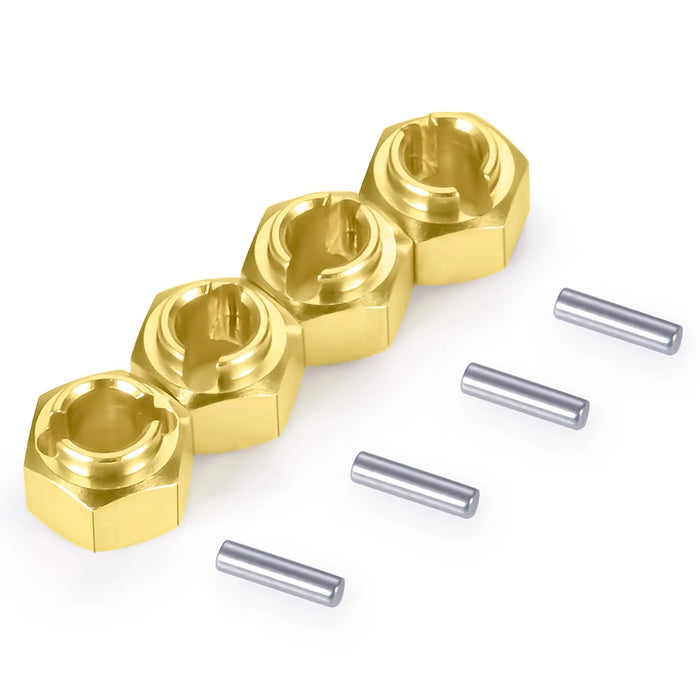 Extensions de moyeu hexagonal de roue 7mm 4/5/6/7/10mm pour Traxxas TRX-4M 1/18 (Messing)