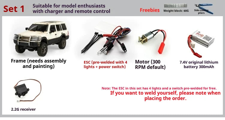 Orlandoo Hunter OH32A02 Pajero 1/32 Crawler KIT
